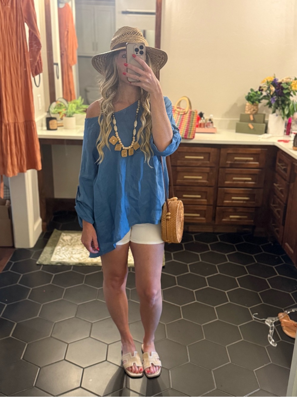 Terzo Millennio Italian Linen Tunic Top / Mini Dress 🌊